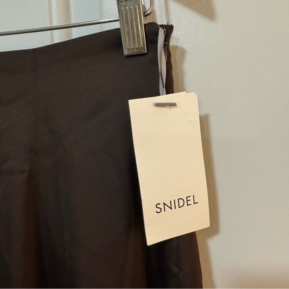 NWT Snidel Chocolate Brown Maxi Long Skirt Size 1 or US Size Medium - Picture 2 of 5
